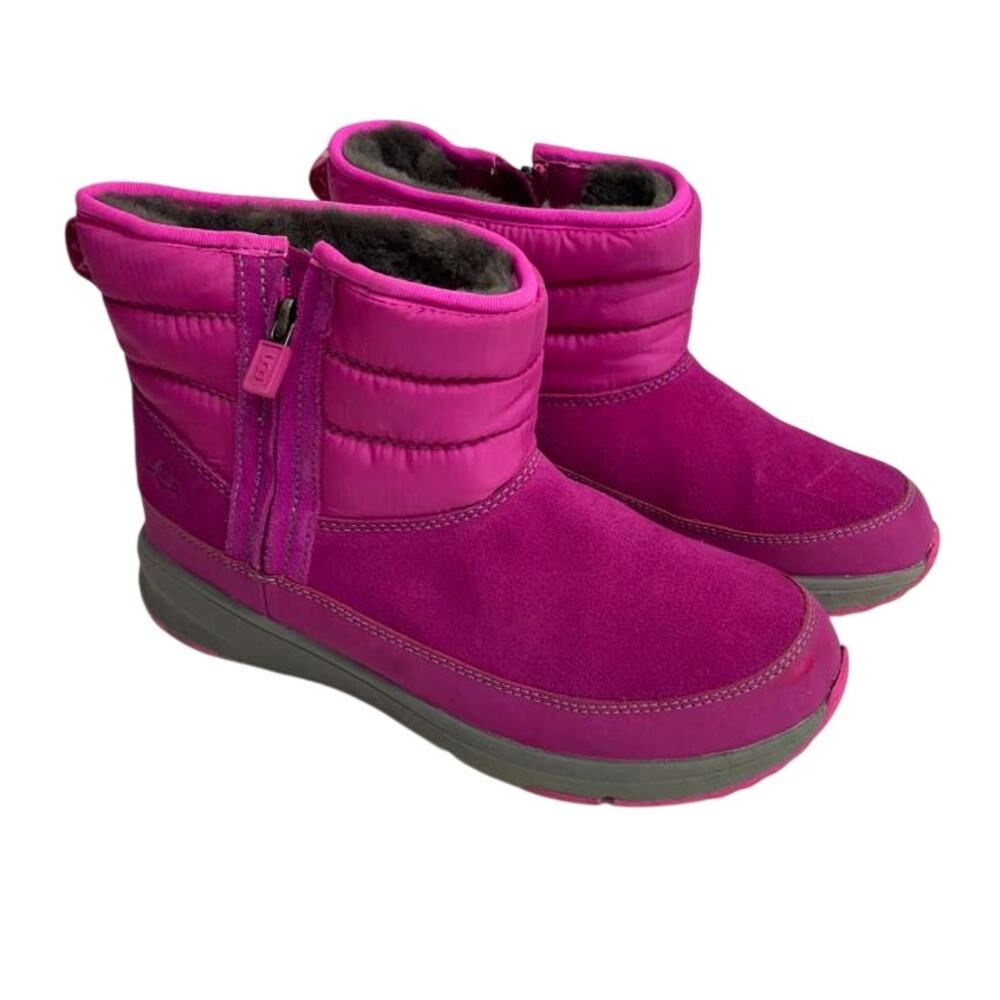 Ugg Kid's Truckee Weather Suede Cold Weather Boots Pink Sz 6